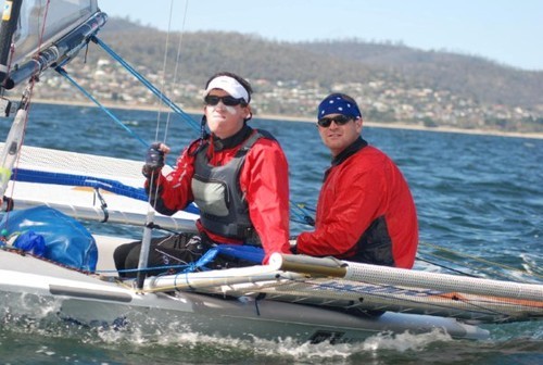 Crew ready for anything - including Bass Strait © SW